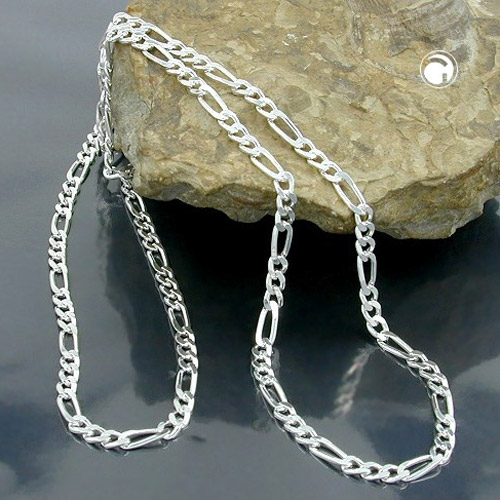 Kette 3mm Figarokette Silber 925 70cm