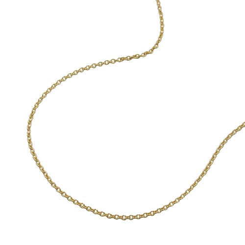 Kette 0,7mm dünne Ankerkette 9Kt GOLD 50cm