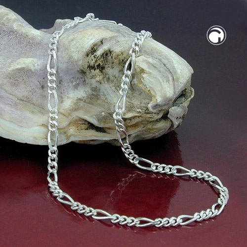 Kette 2mm Figarokette Silber 925 60cm