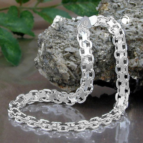 Kette 4,6mm Bismarckkette Silber 925 50cm